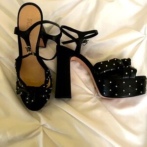 Schutz Bethina studded platform heels